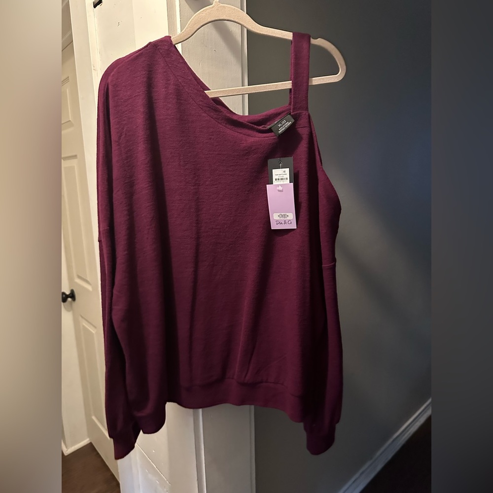 Off the shoulder sweater